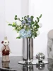 Nordic Modern Sliver Vase Metal Stainless Steel Dried Flowers Luxury Stand for Flowers Home Design Living Room Decoration Gift 6