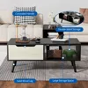 Modern Coffee Table, Wooden Cocktail Tables with Storage, Minimalist Hallway Table, Mid Century Modern Coffee Tables 3