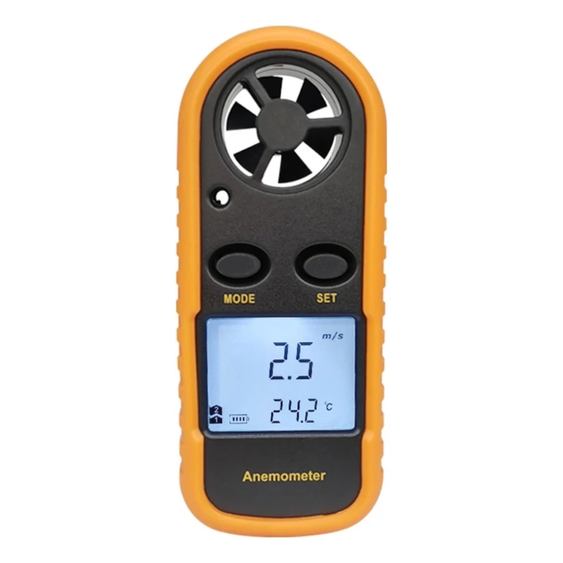 Portable Anemometer Wind Speed Gauge Meter Anemometro Windmeter 0-30m/second