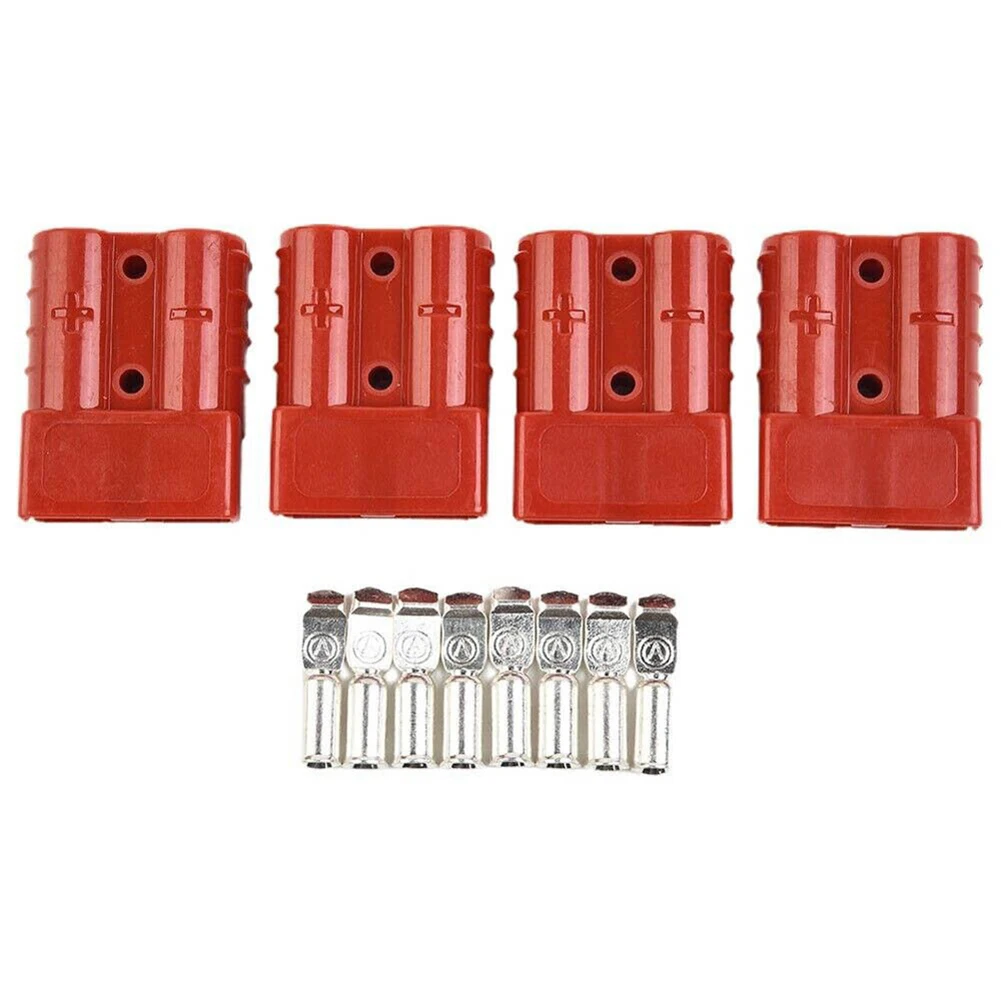

CONNECTOR Plugs CABLE TERMINAL 120 AMP 600V Plugs Polycarbonate Power 120A Battery Contacts Copper Silver Female