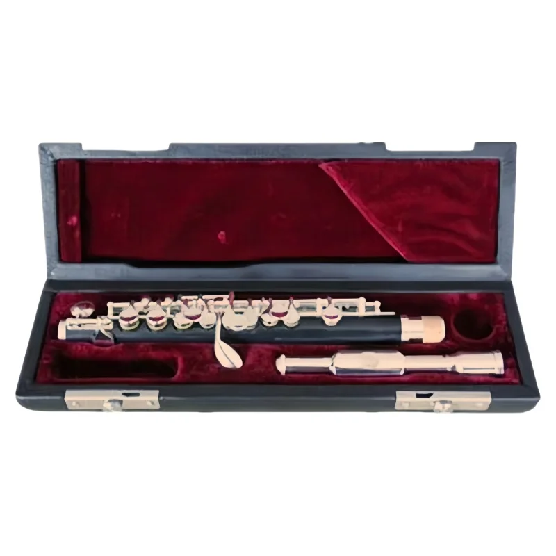 MeeLe-ABS Body Piccolo with Silver Plated Keys, Silver Plated Head Joint