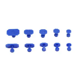 Premium T - Bar Dent Puller Kit - Reusable Tabs for Effortless Auto Body Repair (10PCS Blue Tabs)