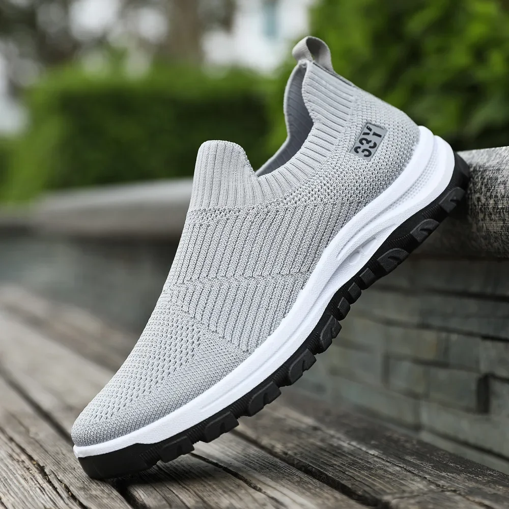 

Fashion Men Sneakers Mesh Casual Shoes Lac-up Mens Shoes Lightweight Vulcanize Shoes Walking Sneakers Zapatillas Hombre2024
