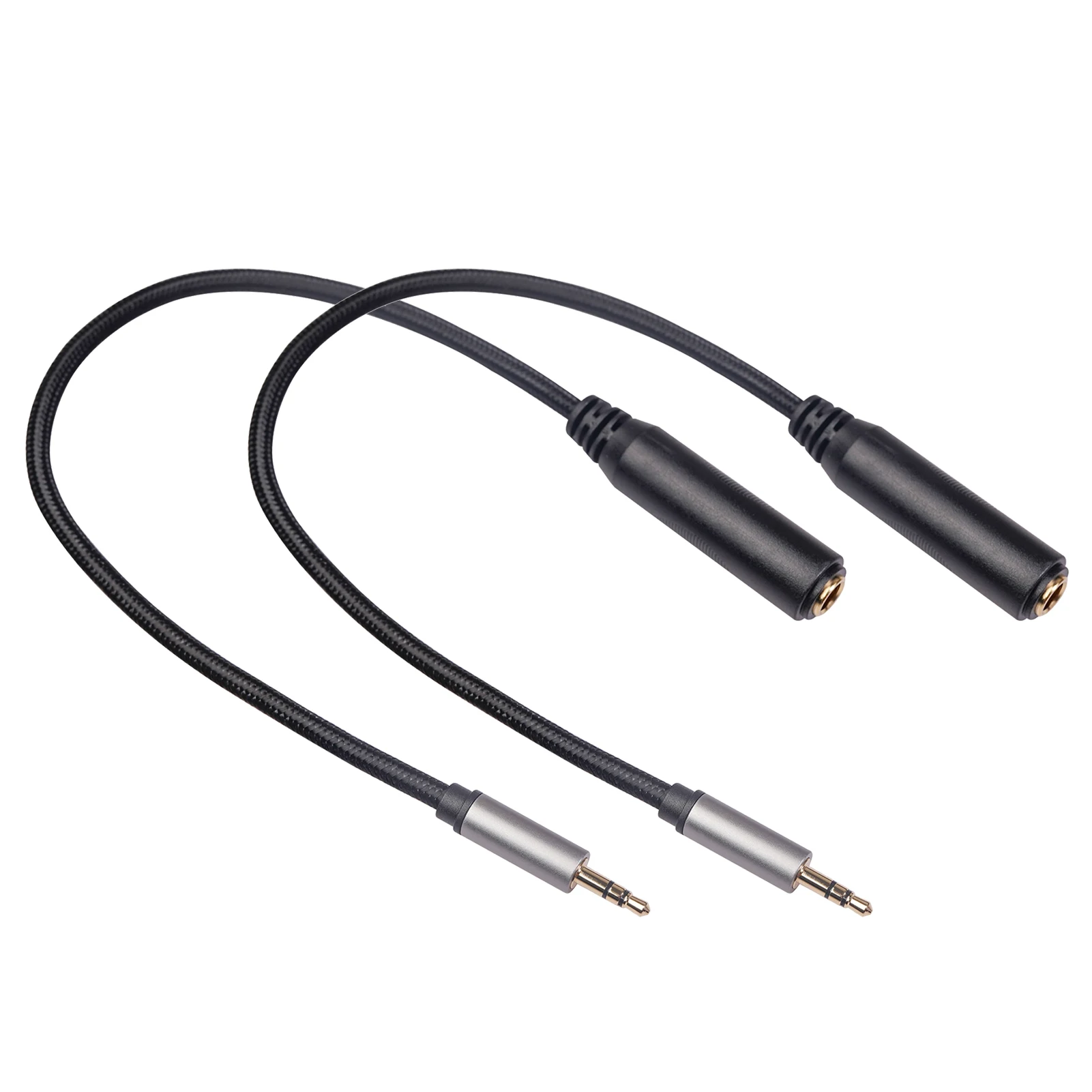 Audio Cable 6.35mm/0.25in Audio Adapter Cable 6.35mm/0.25in Female To 3.5mm/0.14in Male Stereo