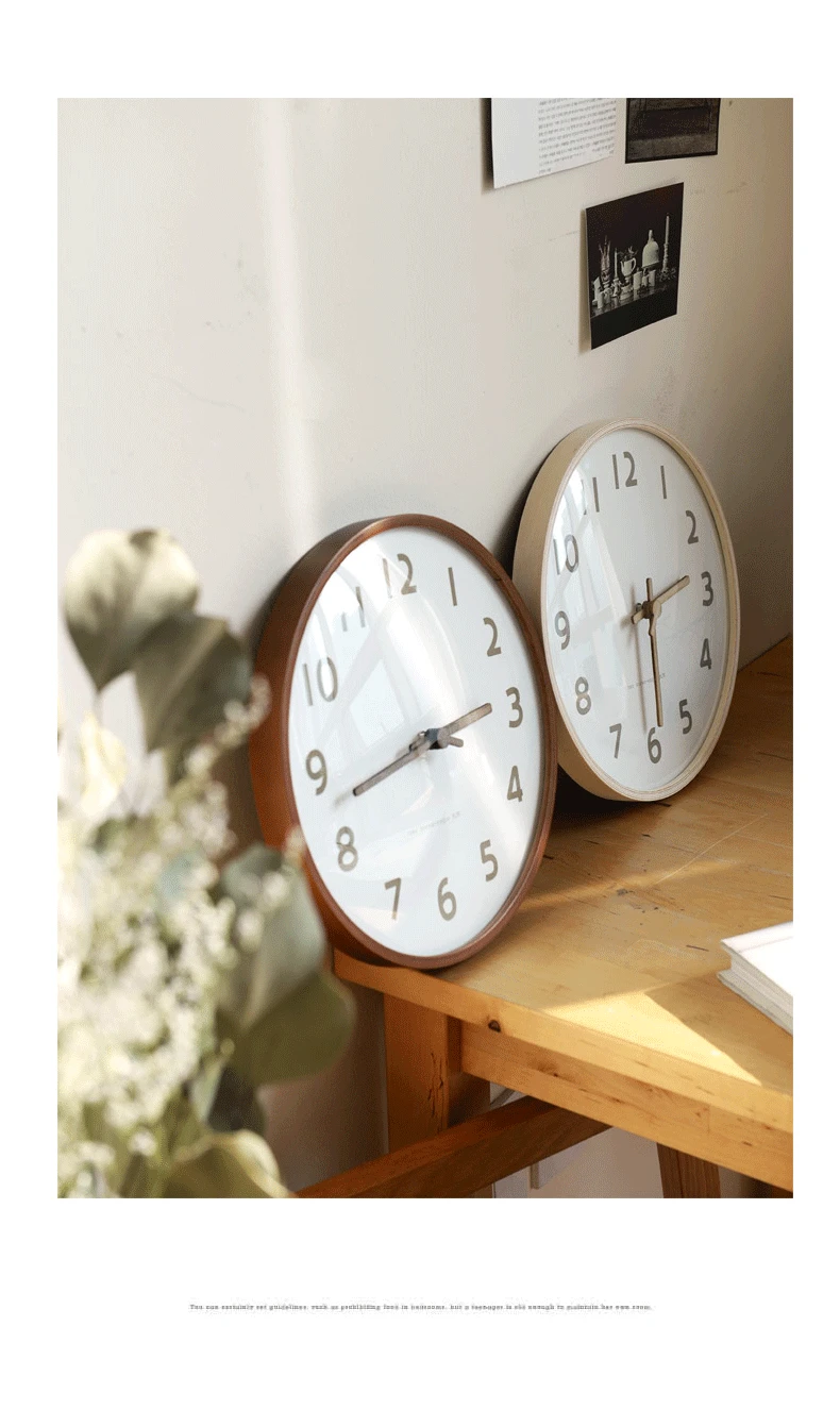 Modern Nordic Style 12 Inch Wall Clocks Homesense For Living Room