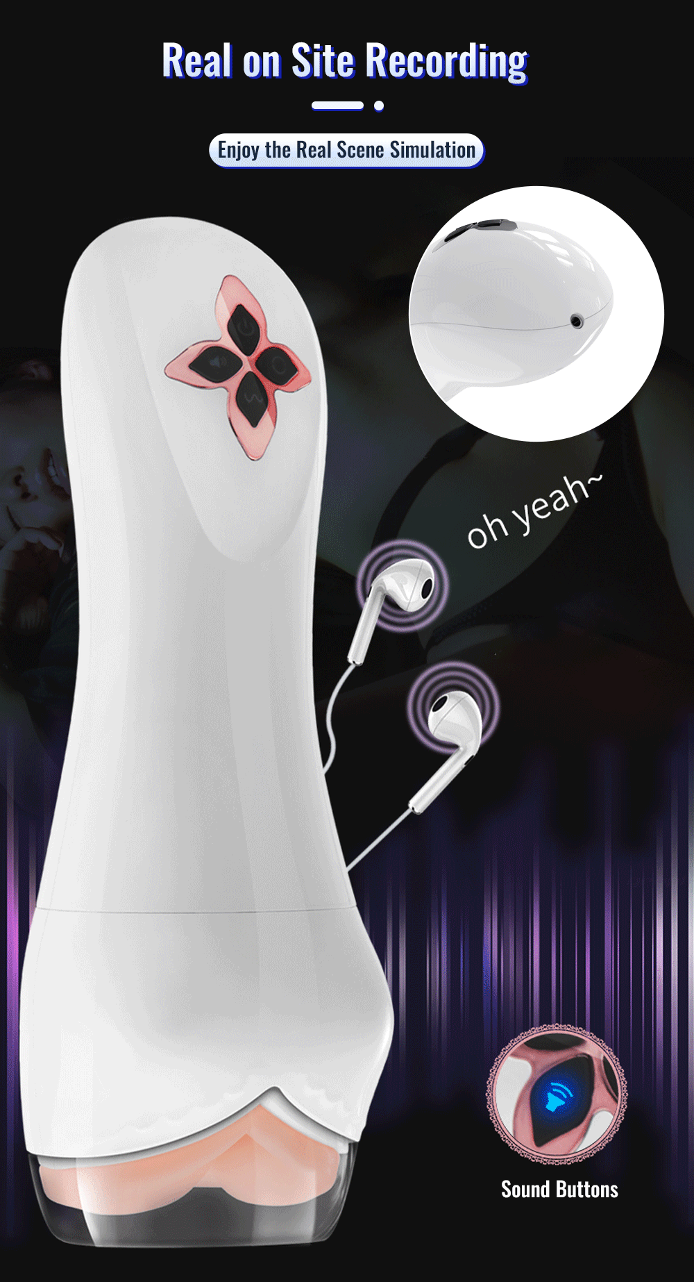 Automatic Masturbator for Men Sucking Vibrating Real Pussy Blowjob Machine Male Sex Toy Men Masturbation Cup Adult Goods for Men