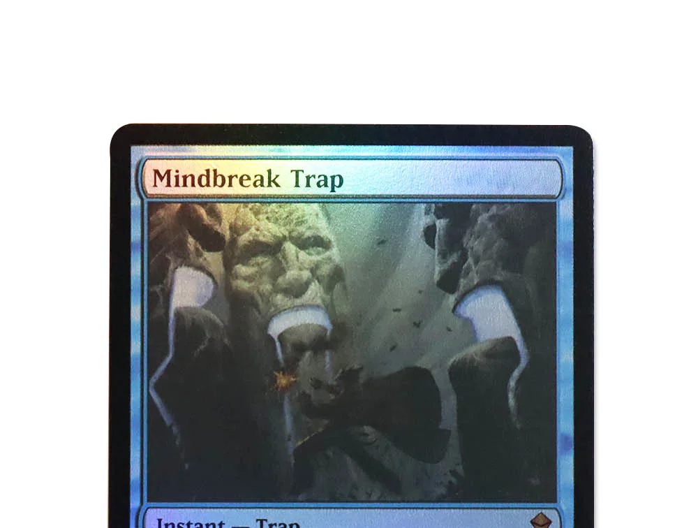 [Mindbreak Trap] Holo /Foil TCG Magical Cards Game Black Top Quality Proxy Playing Cards Board Game Trading Proxy