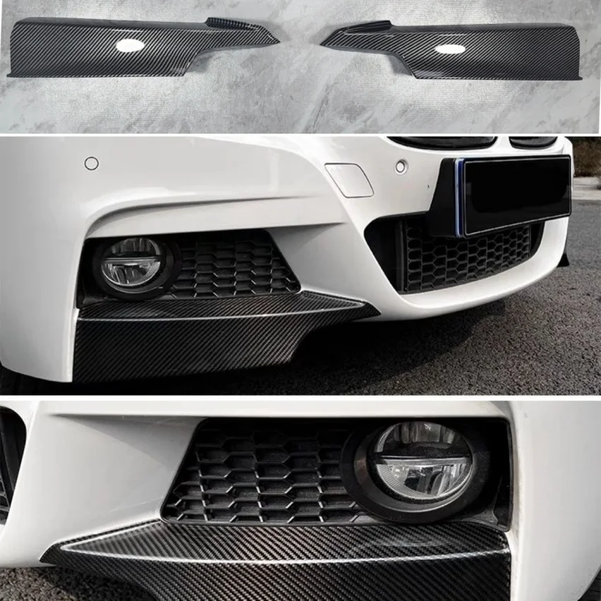 BMW F30 F31 F35 3 시리즈 M 스포츠 2012-2018용 프론트 범퍼 로워 립 스포일러 스플리터 디퓨저 프론트 나이프 윈드 블레이드 커버