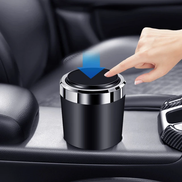 Universal Car Ashtray With Lid Multi-function Car Ashtray With LED