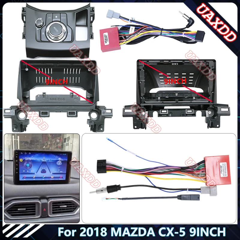 For Mazda 2018 CX-5 9INCH Car dvd gps Radio Android stereo Harness ...