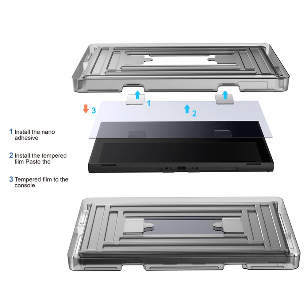 2/4PCS 9H Screen Protector For Nintendo Switch 2 Anti-Scratch Tempered Glass Game Console Guard Films For Switch 2 Accessories