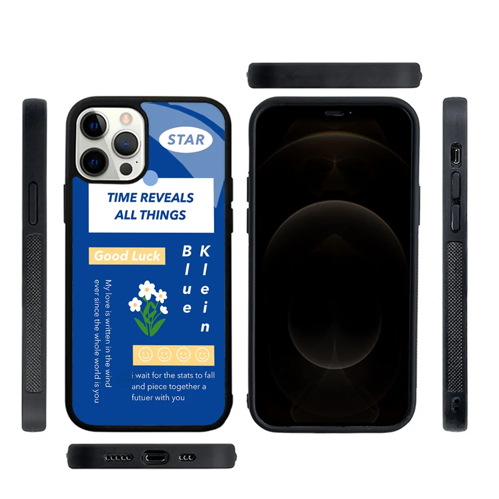 Buona Fortuna Klein Blue Phone Case Custodie Per Cellulari Per Iphone 15 14 13 Pro Max 11 12 Mini Alex Mirror Tpu Shell