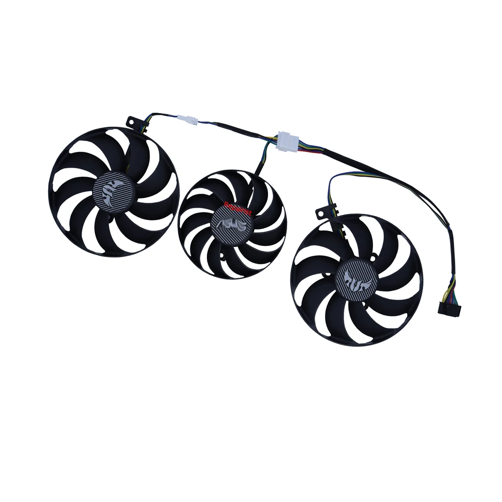 VGA 쿨러, CF9010U12D, 비디오 카드 선풍기, ASUS TUF3 RX 5600 XT OC 6G EVO 게이밍, TUF3 RX5700XT RX 5700XT OC 8G EVO 게이밍용, 세트당 3 개