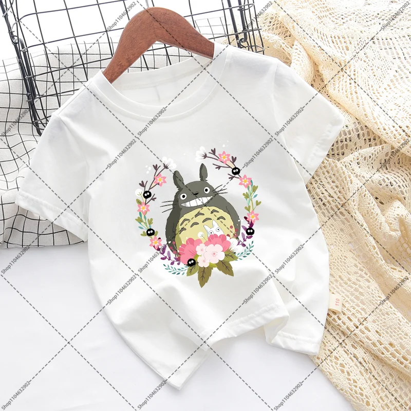 Totoro Cartoon Anime Unisex Short Sleeve T-shirt - Comfortable & Stylish Summer Top, Perfect Gift