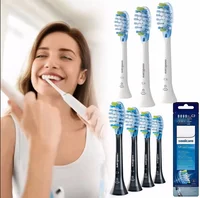 For Philips Sonicare C3 4 Pack Replacement Toothbrush Heads Plaque Defence Toothbrush Brush Head White Or Black 2