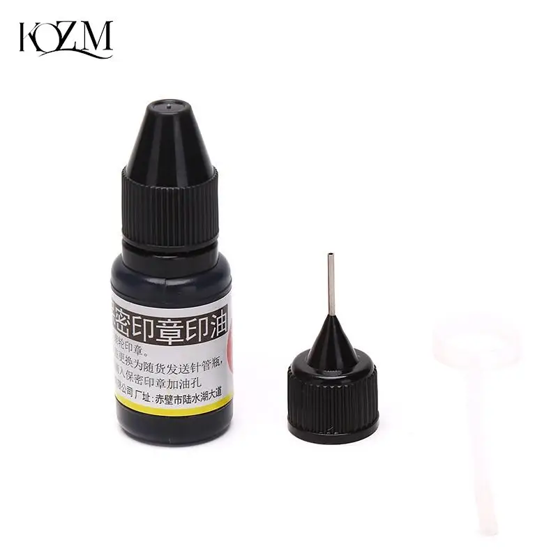 Refill Ink Black Ink For Identity Guard Theft Protection Roller Stamp Photosensi Black Ink Consumables Stamp Material