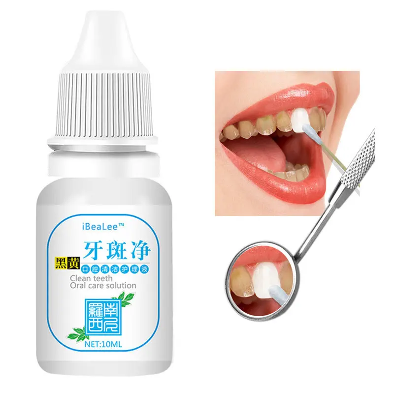 

Teeth Whitening Essence Oral Hygiene Clean Effectively Remove Plaque Stains Yellow Teeth Whitening for Fresh Breath Tool 10ml