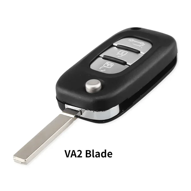 Renault Fluence Clio Megane Kangoo Modus Auto 2/3 Buttons Key NE73 VA2 HU83 Blade Filp Car Remote Key Case Shell