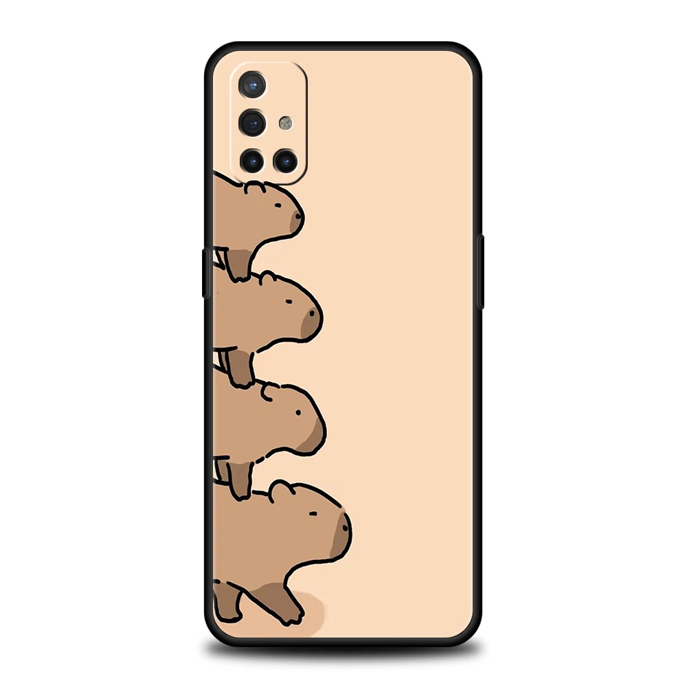 Cute Cartoon Capybara Silicone Phone Case Cover