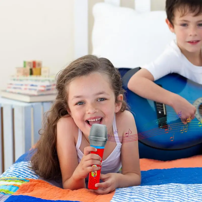 Microphone Toy For Kids Handheld Karaoke Toy Portable Funny Creative Sturdy Kids Karaoke Microphones For Kids Gift For Christmas