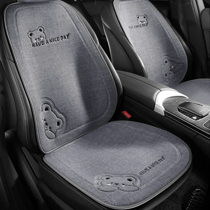 West Llama Linen Car Seat Bottom Covers Protectors Include 1 Pair Front Driver Seat Pad Mat and 1 Rear Bench Cover Universal Fit 90% Vehicles,Beige West Llama Linen Car Seat Bottom Covers Protectors Include 1 Pair Front Driver Seat Pad Mat and 1 Rear Bench Cover Universal Fit 90% Vehicles,Beige