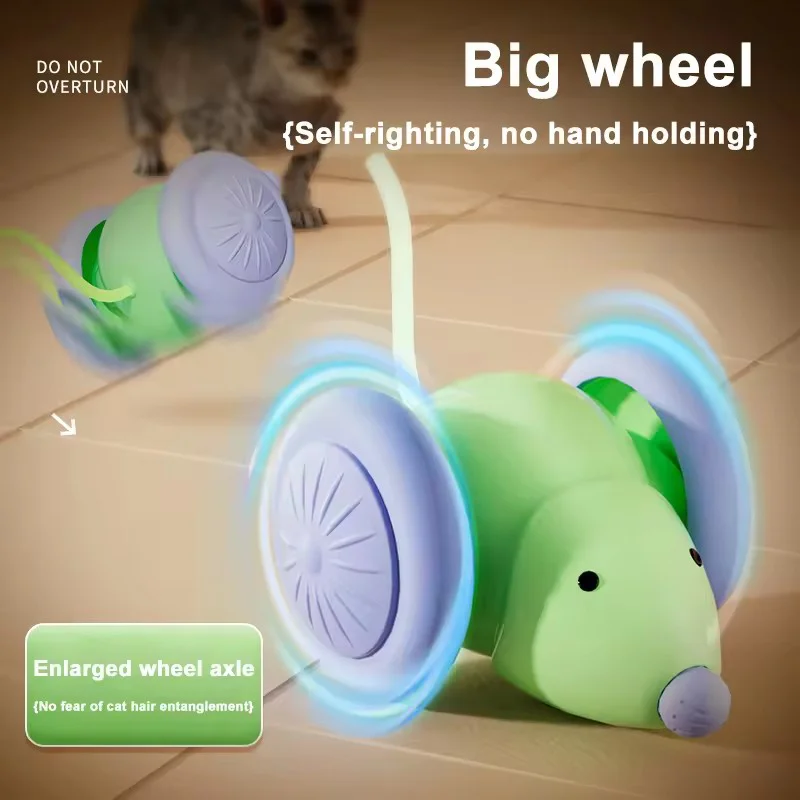 Electric Moving Mouse Cat Toy: Automatic Interactive Entertainment for Indoor Cats and Kittens