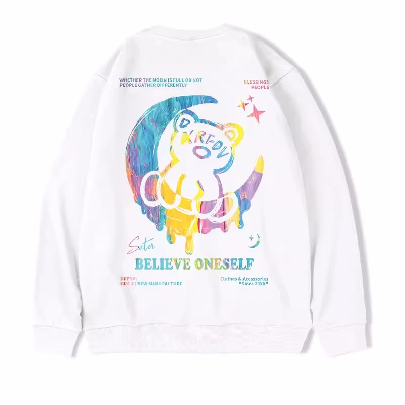 Nuevas sudaderas con estampado 3D para hombre, otoño e invierno, tendencia de estilo callejero americano, camisetas casuales deportivas para hombre