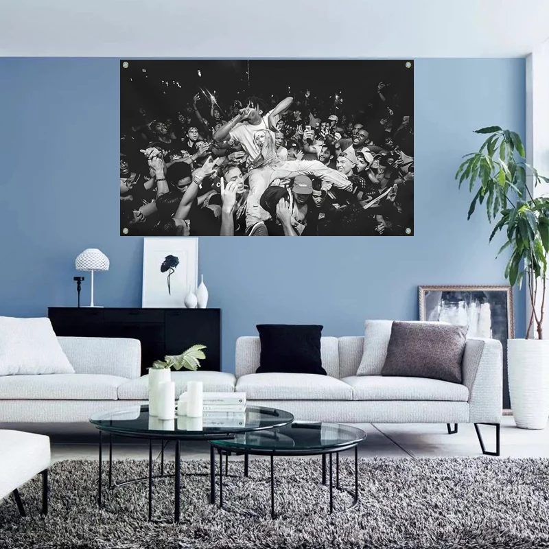 Hip Hop Album Cover Flag Tapestry 4