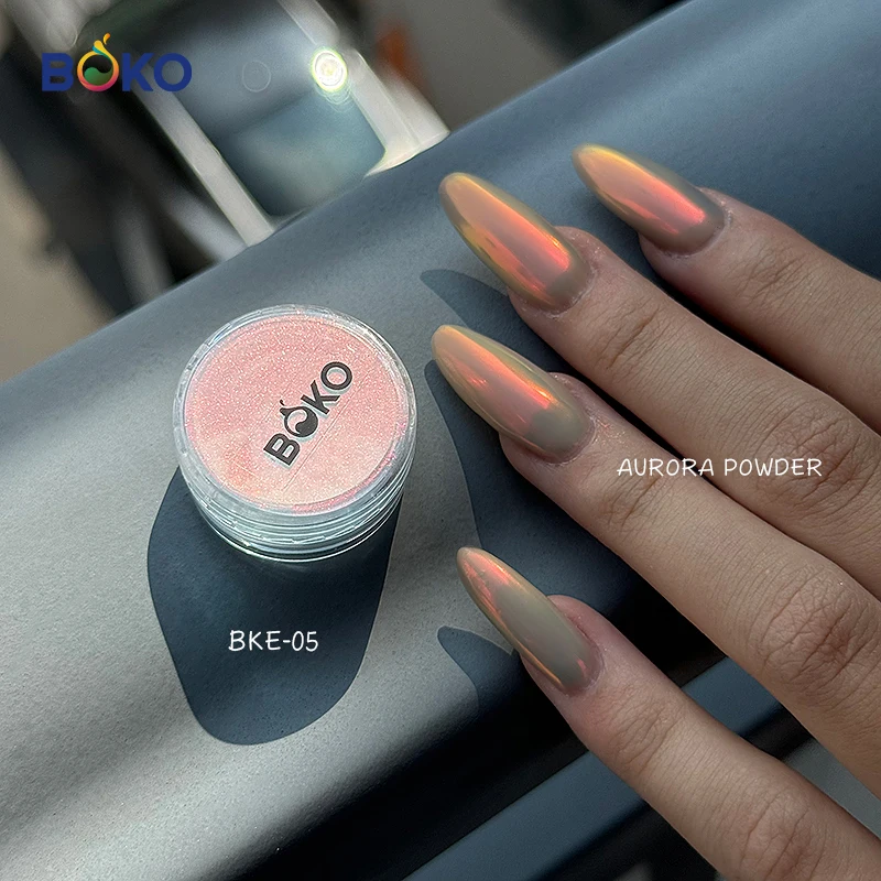 Manicure Pigment Glitter Nail Aurora Mirror Powder Chrome Pigment for DIY Nail Art Decor