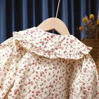 Chemise à manches longues pour filles, chemisier à la mode pour petites filles, mode coréenne, printemps, nouveau bébé, beurre, 2024 3