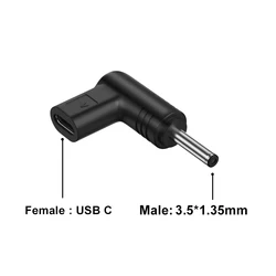 Universal USB - C to Multi - Size DC Power Jack Converter Adapter - 5V (3.5 - 1.35mm)