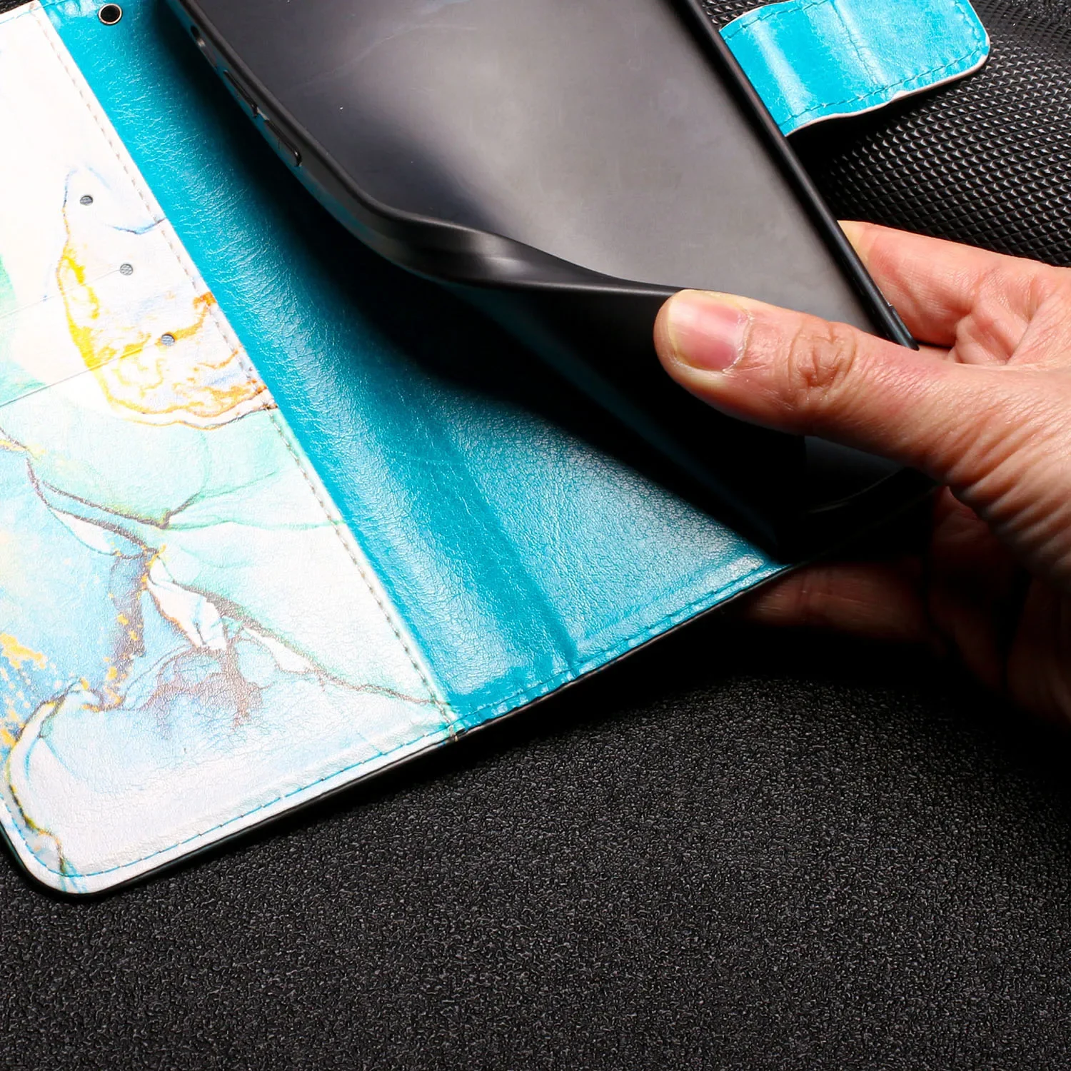 Book Fashion Case For Coque Xiaomi Redmi Note 9 9s 10 10s 11 11s 11E 12S 12 Pro Plus 5G Marble Color Wallet Protect Cover #EEA