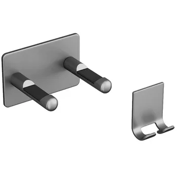 เครื่องเป่าผมติดผนังกันน้ํา ออแกไนเซอร์ ประหยัดพื้นที่และทนทาน เหมาะสําหรับผู้ถือเครื่องเป่าผมในห้องน้ําที่ปราศจากตะกอน 9