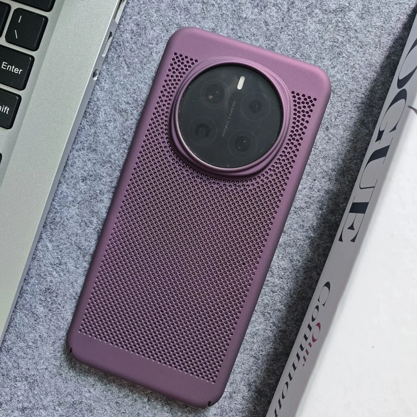 Sleek Cooling Protective Hard Back Cover Case