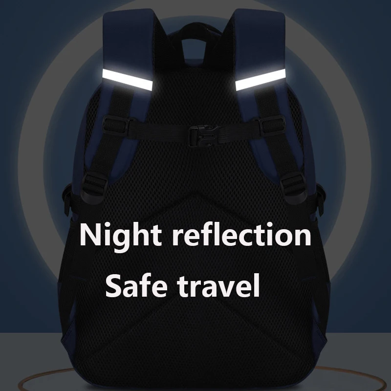 Fashion School Bag Astronaut Pattern Letter School Bag Navy And Green Backpack Boutique Travel Shoulder's Bag 4