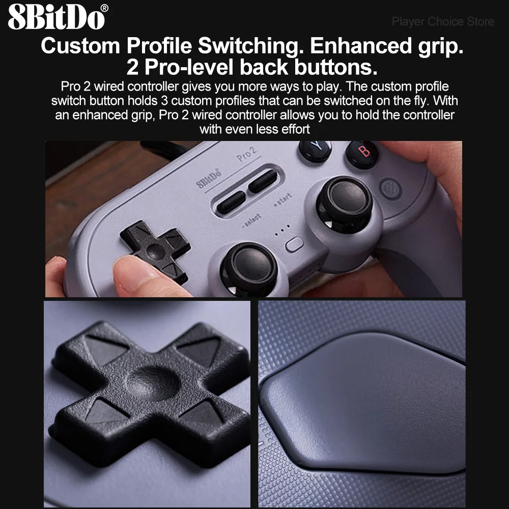 ٵ ġ PC  е, 8BitDo Pro 2, Ʈ   ñ Ʈ,    Ʈ