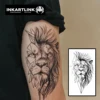 Lion Temporary Tattoo,Lasts To 15 Days New Technology Magic Waterproof Semi Permanent Sticker. 2