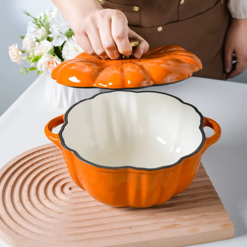https://ae01.alicdn.com/kf/S947898acd52c41198677e3faab6d49a7T/Pumpkin-Enameled-Cast-Iron-Dutch-Oven-1-9L-Enamel-Coated-Cookware-NonStick-Enamel-Pot-Casserole-Dish.jpg