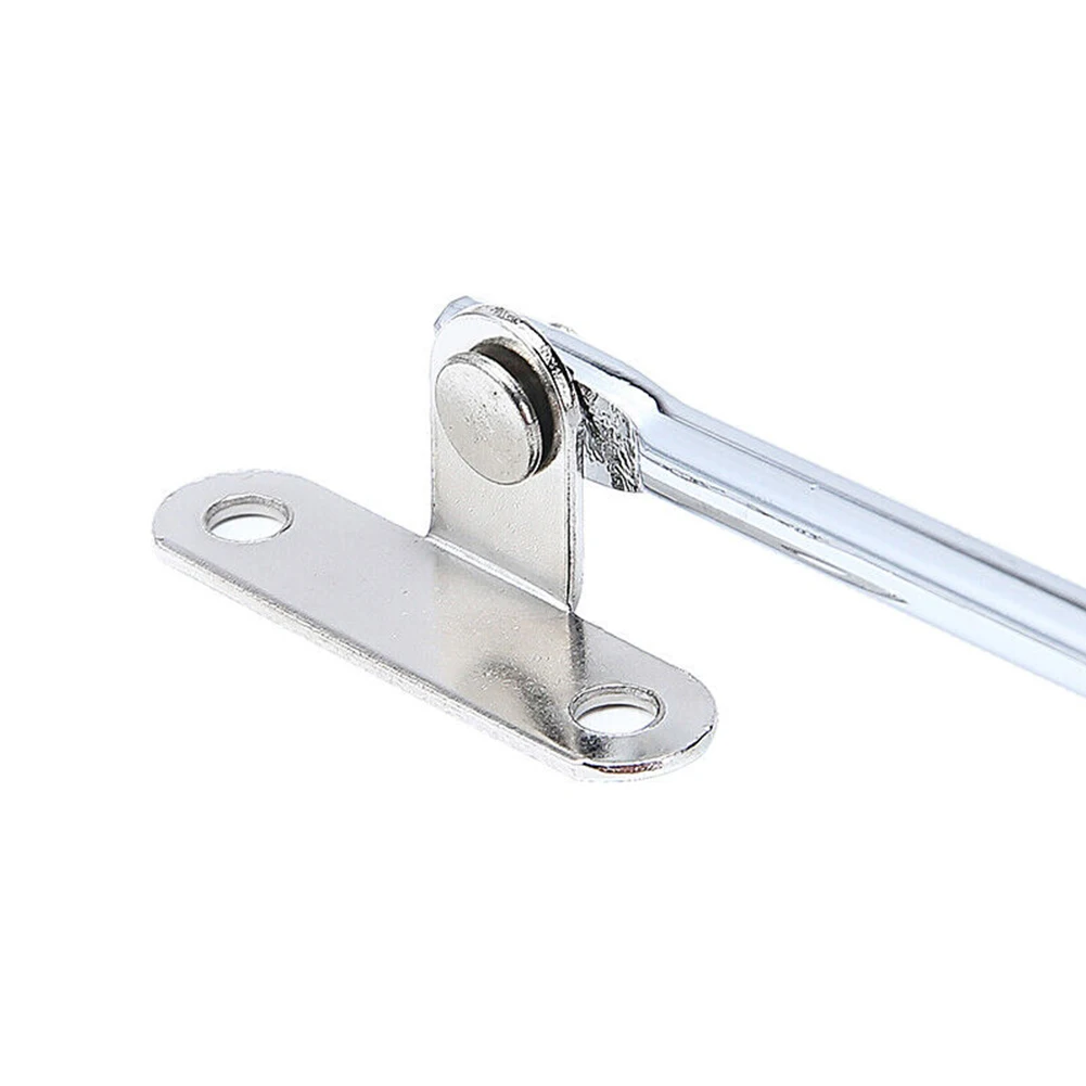 

2x Door Stay Flat Door Arm Cabinet Lid Support Cupboard Door Flap Stay Hinge Down Drop Lid Sliding Rails Silver Hardware Hinges