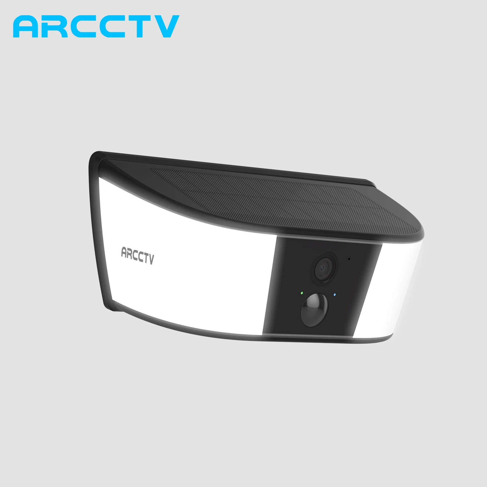 ARCCTV 2K WiFi Solar Camera Security Outdoor Wireless Floodlight Camera Humanoid Detection Alarm Surveillance HD Two Way Audio 1
