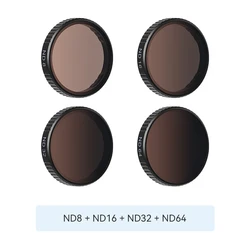 Enhanced Lens Filter Set with UV - CPL & ND Optical Glass Polarizer Filters - ND 4in1