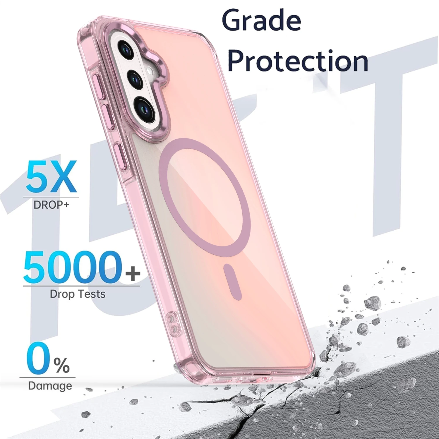 Aurora Gradient Magnetic Phone Case - Stylish and Durable Back Cover