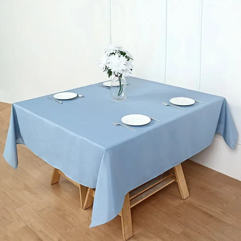 Description Picture 5 of item2024 Table cloth polyester tablecloth round table cloth circular solid