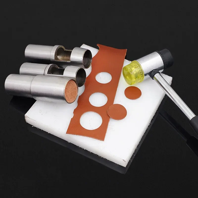 Leather Hole Puncher Round Hole Punch Set