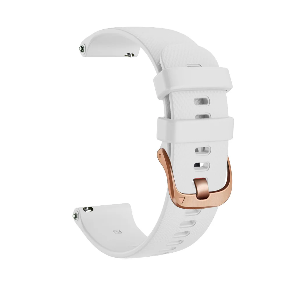 Фото Силиконовый ремешок 20 мм для Garmin Vivomove Style HR Sport Trend Luxe, браслет, ремешок для часов для Vivoactive 5 3 CAME Sq 2 №2