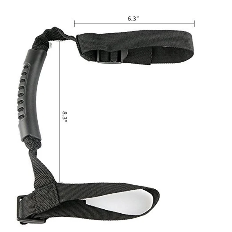 Car Grab Handle For Jeep Wrangler YJ TJ JK JL JKU 1987-Grip Bar Pulling Tab Auto Interior Safety Handrail Accessories 1/2PC car grab handle