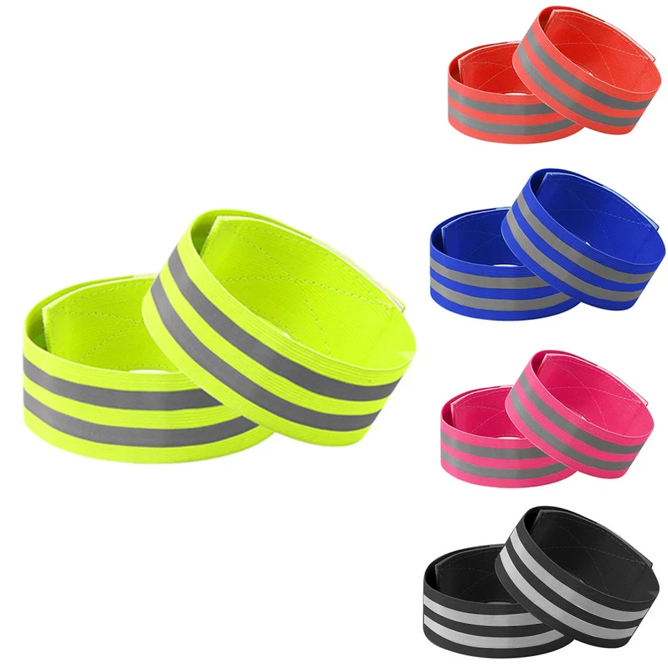 YOUYIKE 16 Pcs Reflector Strips, 40x3cm Reflective Slap Armbands, Safety  Strap Reflective Bands for Adults and Children Cycling, Running :  : Baby Products