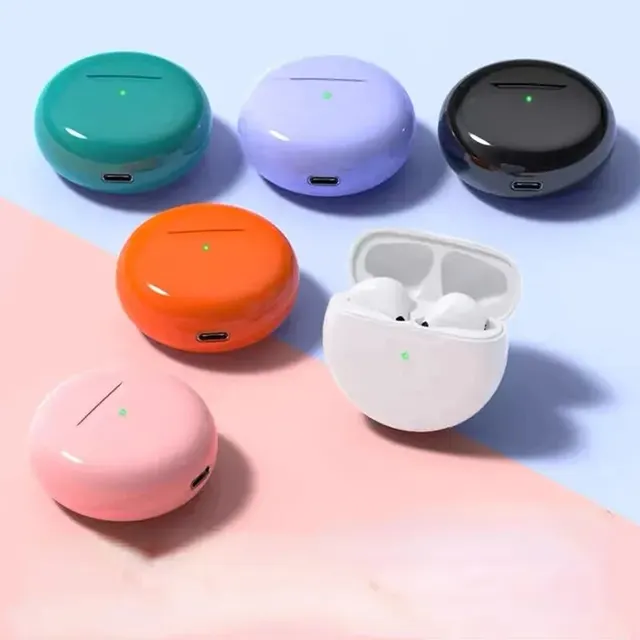 Original Air Pro 6 TWS Wireless Bluetooth Headset 5.3 Headphone Mini Earphone with Mic Charging Box for Xiaomi iPhone Earbuds 3