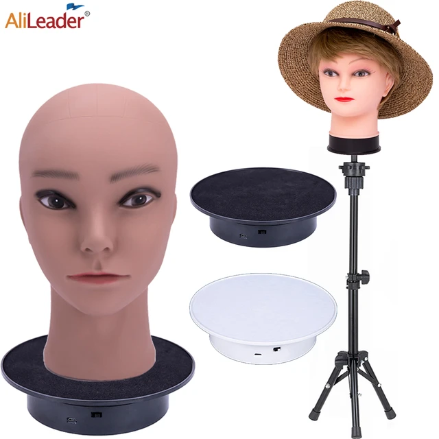 Bald Mannequin Head Wig Holder Realistic Model Female Head Display