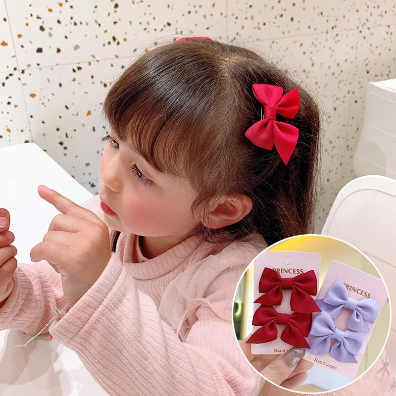 Bear Bow Children Hair Clips for Baby Girls Korea Style Kids Toddler Hair Pins Fashion Lovely Bear Accessories